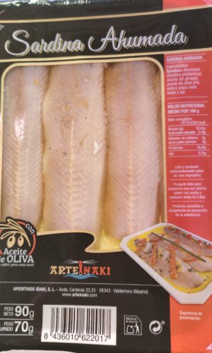 Sardina ahumada  100 g.