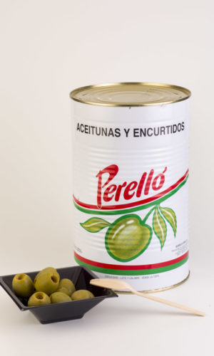 Aceituna Gordal (sin hueso).  2 Kg.